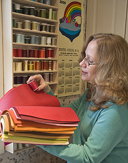 selecting fabric