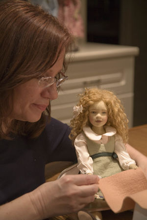 coordinating a doll outfit